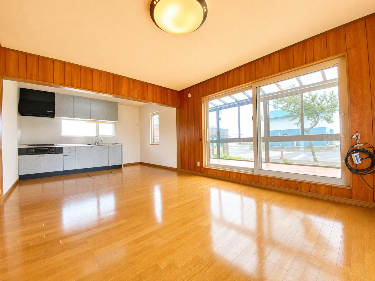 白老町大町中古戸建 リビング