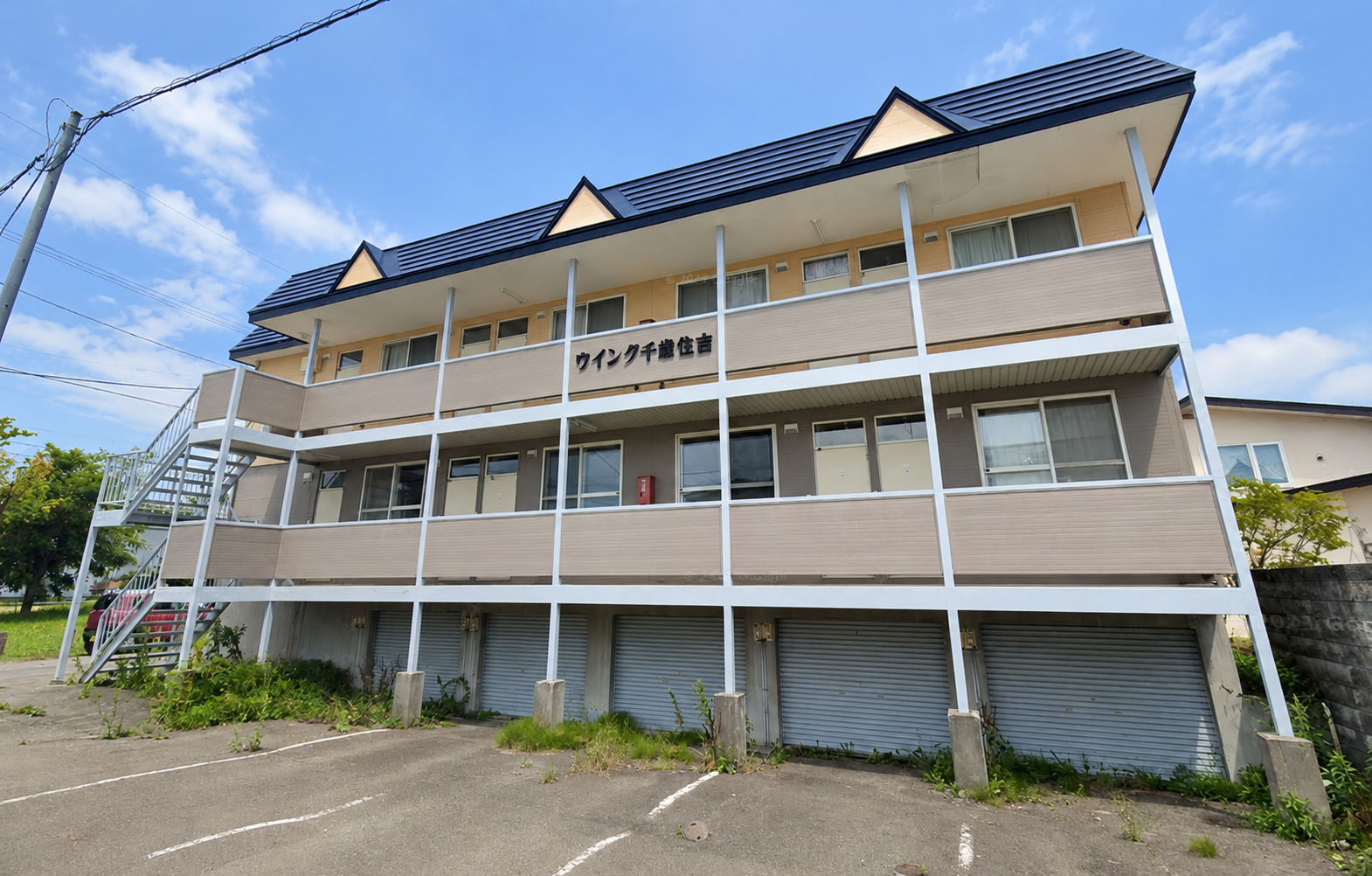 千歳市住吉1丁目 ウイング千歳住吉 外観